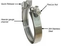3.0 Inch V Band 8 Piece Set 2C 3M 3F QR PPE Diesel