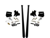 2011-2019 Chevrolet / GMC 58 inch Bolt On Traction Bars 4 inch Axle Diameter Silk Satin Black