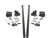 2011-2019 Silverado/Sierra 2500/3500 70 Inch Bolt On Traction Bars 4 Inch Axle Diameter Kingsport Grey