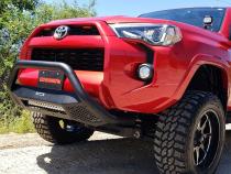 RC4 LR with Mounting Brackets &amp;amp; 20 Inch Light Bar Textured Black 2016-2024 Toyota 4Runner Go Rhino