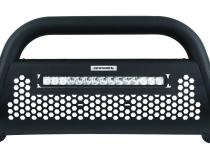 RC2 LR Bull Bar with Mounting Brackets &amp;amp; 20 Inch Light Bar Textured Black 2019-2024 Ram 1500 Go Rhino