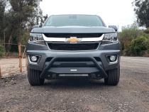 RC4LR &amp;amp; RC3 LR Mounting Brackets Only Textured Black 2015-2019 Silverado 2500/3500 HD Go Rhino