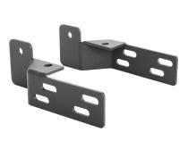 RC4LR &amp;amp; RC3 LR Mounting Brackets Only Textured Black 2016-2024 Toyota 4Runner Go Rhino