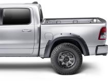 Black Forge Pocket/Rivet Textured Finish 4-Pc Fender Flare Set For 19-23 Ram 2500/3500 Excludes Dually Bushwacker