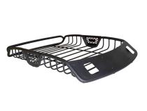 SR20 Tubular Steel Roof Rack With 2x Light Mount Openings 60 Inch Long Textured Black Go Rhino