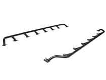 SRM300 DualRail Kit for 80 Inch Long x 40 Inch Wide Rack Rails only Black Go Rhino