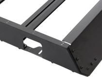 SRM400 68 Inch Fabricated Customizable Steel Basket Roof Rack Textured Black Go Rhino