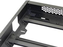 SRM400 68 Inch Fabricated Customizable Steel Basket Roof Rack Textured Black Go Rhino