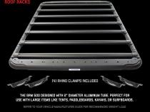 SRM500 75 Inch Flat Platform Roof Rack Textured Black Go Rhino