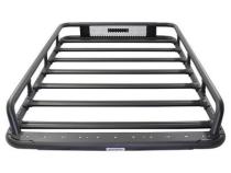 SRM600 75 Inch Tubular Basket Style Roof Rack Textured Black Go Rhino