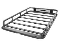 SRM600 75 Inch Tubular Basket Style Roof Rack Textured Black Go Rhino