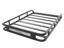 SRM600 75 Inch Tubular Basket Style Roof Rack Textured Black Go Rhino