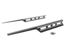 XRS Cab Overhang Mount Kit For 75 Inch Rack Textured Black Go Rhino