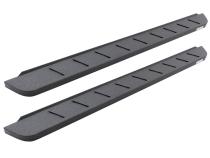 RB10 Running Boards With Mounting Brackets &amp;amp; 2 Pairs of Drop Steps Kit Protective Bedliner Coating 2016-2026 Ford F-150/ F-250/F-350 Go Rhino