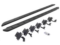 RB10 Slim Line Running Boards With Mounting Brackets Curved Textured Black 2015-2026 Ford F-150/ F-250/F-350 Go Rhino