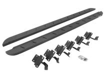 RB10 Slim Line Running Boards With Mounting Brackets Protective Bedliner Coating 2016-2026 Ford F-150/ F-250/F-350 Go Rhino
