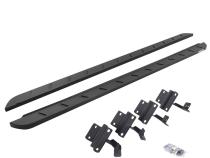 RB10 Slim Line Running Boards With Mounting Brackets Textured Black 2017-2026 Ford F-150/F-250/F-350 Go Rhino