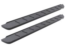 RB10 Running Boards With Mounting Brackets &amp;amp; 2 Pairs of Drop Steps Kit Protective Bedliner Coating 1999-2016 Ford F-250/F-350 Go Rhino