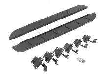 RB10 Slim Line Running Boards With Mounting Brackets Textured Black 2017-2026 Ford F-250/F-350 Go Rhino