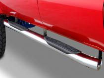 415 Series SideSteps (Cab Length) with Welded End Caps (Gas Only) 2014-2018 Silverado/Sierra 1500/2500 HD Go Rhino
