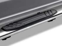 4 Inch OE Xtreme SideSteps With Mounting Bracket Kit Polished Stainless Steel 2015-2026 Ford F-150/ F-250/F-350 Crew Cab Go Rhino