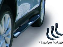 4 Inch OE Xtreme SideSteps With Mounting Bracket Kit Polished Stainless Steel 2011-2014 Dodge Durango 2011-2021 Jeep Grand Cherokee Go Rhino