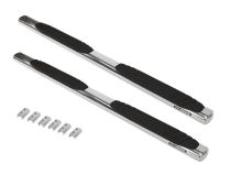 4 Inch OE Xtreme SideSteps With Mounting Bracket Kit Polished Stainless Steel 2008-2013 Nissan Rogue Go Rhino