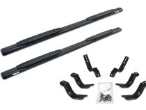 4 Inch OE Xtreme SideSteps With Mounting Bracket Kit Textured Black 2008-2013 Nissan Rogue Go Rhino