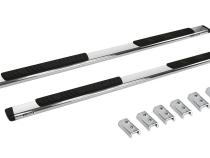 5 Inch OE Xtreme Low Profile SideSteps With Mounting Bracket Kit Polished Stainless Steel 2009-2010 Dodge Ram 1500/2500/3500 Go Rhino