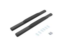 5 Inch OE Xtreme Low Profile Side Steps w Mounting Brackets Kit Black Powder Coat Black 2011-2019 Ford Explorer Go Rhino