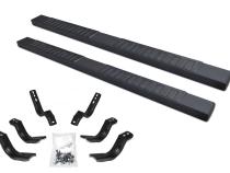 6 Inch OE Xtreme II SideSteps With Mounting Bracket Kit Textured Black 2009-2010 Dodge Ram 1500/2500/3500 Go Rhino