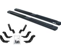 6 Inch OE Xtreme SideSteps With Mounting Bracket Kit Textured Black 2015-2018 Silverado/Sierra 2500 HD/3500 HD Go Rhino