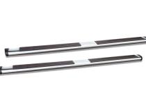 6 Inch OE Xtreme SideSteps With Mounting Bracket Kit Polished Stainless Steel 2015-2026 Ford F-150/ F-250/F-350 Crew Cab Go Rhino