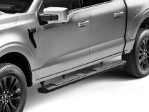 6 Inch OE Xtreme SideSteps With Mounting Bracket Kit Textured Black 2015-2026 Ford F-150/ F-250/F-350 Crew CabGo Rhino
