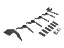 V Series V3, RB30 and RB Slim Side Steps Mounting Brackets Only Textured Black 2019-2025 Ford Ranger Go Rhino