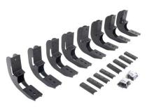 RB10/RB20 Running Boards Mounting Brackets Only Textured Black 2019-2026 Silverado/Sierra 1500/2500 HD Go Rhino