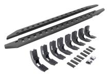 RB20 Slim Line Running Boards With Mounting Brackets Protective Bedliner Coating 2019-2026 Silverado/Sierra 1500/2500 HD Go Rhino