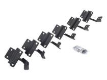 V Series V3, RB30 and RB Slim Side Steps Mounting Brackets Only Textured Black 2015-2026 Ford F-150/ F-250/F-350 Go Rhino