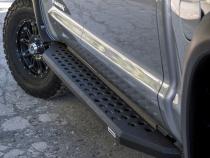 RB20 Running Boards With Mounting Brackets Protective Bedliner Coating 2015-2026 Ford F-150/ F-250/F-350 Go Rhino