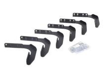 V Series V3, RB30 and RB Slim Side Steps Mounting Brackets Only Textured Black 1999-2016 Ford F-250/F-350 Go Rhino