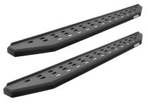 RB20 Running Boards With Mounting Brackets &amp;amp; 2 Pairs of Drop Steps Kit Protective Bedliner Coating 1999-2016 Ford F-250/F-350 Go Rhino