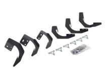 V Series V3, RB30 and RB Slim Side Steps Mounting Brackets Only Textured Black 2015-2018 Ram 1500 Go Rhino