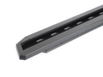 RB30 Running Boards with Mounting Bracket Kit Textured Black 2014-2018 Silverado/Sierra 1500/2500 HD Go Rhino