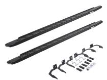 RB30 Running Boards with Mounting Bracket Kit Protective Bedliner Coating 2009-2025 Dodge Ram 150/2500/3500 Go Rhino
