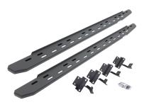 RB30 Slim Line Running Boards with Mounting Bracket Kit Textured Black 2015-2026 Ford F-150/ F-250/F-350 Go Rhino
