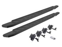 RB30 Running Boards with Mounting Bracket Kit Protective Bedliner Coating 2015-2026 Ford F-150/ F-250/F-350 Go Rhino