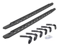 RB30 Slim Line Running Boards with Mounting Bracket Kit Protective Bedliner Coating 1999-2016 Ford F-250/F-350 Go Rhino
