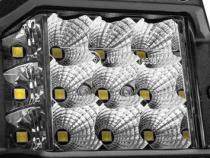 Go Rhino Bright Series Lights Pair of 4x3 Sideline Cube LED Flood Light Kit Black Go Rhino