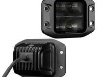 Go Rhino Blackout 3x3 Cube LED Spot Light Kit Flush Mount Black Go Rhino