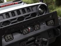 Go Rhino Blackout Series Lights Pair of 4x3 Cube LED Sideline Spot Light Kit Black Go Rhino